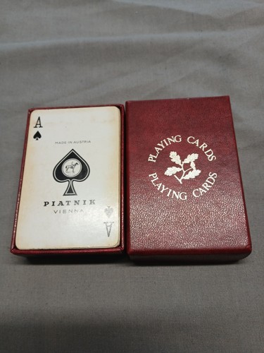 Piatnik playing cards - playing,