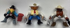 Fisher Price Great Adventures Wild Western Town Figures Cowboys Outlaws 1996