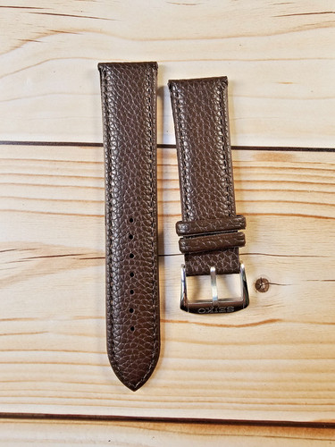 Official seiko brown leather - official,