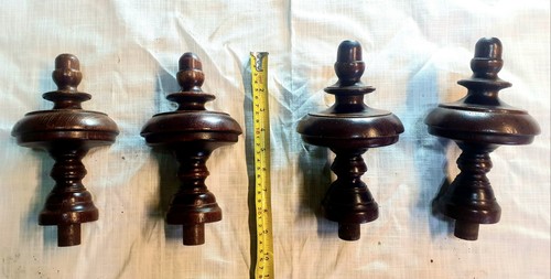 Four large antique solid wood - solid,