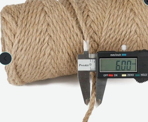 100m 6mm sisal rope - 6mm,