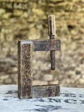 Antique French Wooden G Clamp