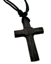 Handmade Wood Cross Pendant