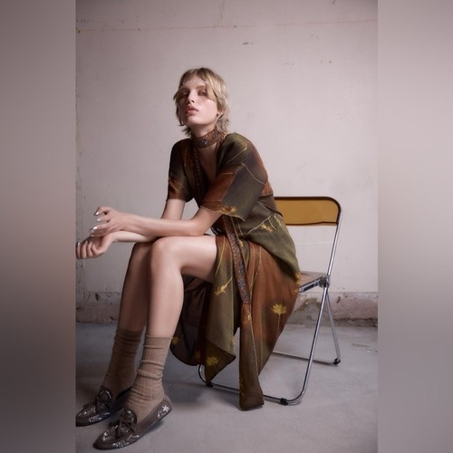 Elegant kaftan with metallic - elegant,