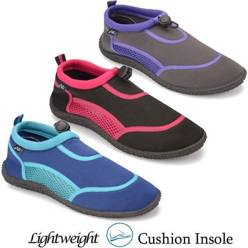 Ladies aqua shoes - shoes, wet