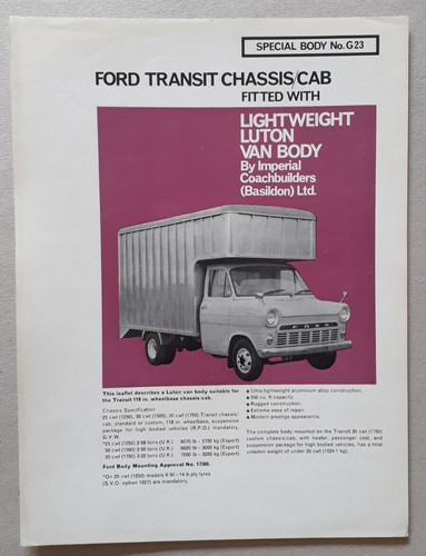 Ford transit luton van - ford,