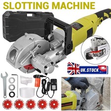 4000W Electric Wall Chaser Groove Cutting Machine Slotting Machine w/ Water Pump