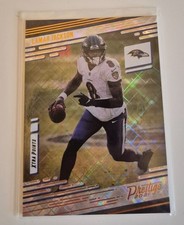 Lamar Jackson #22 2021 Panini Prestige Xtra Points Diamond Holo Ravens 