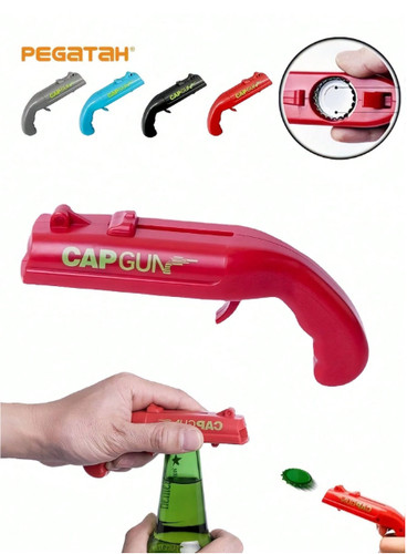 Creative cap gun - gun, bottle