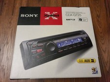 Sony CDX-GT25 aux high quality FM radio, MP3 car stereo 