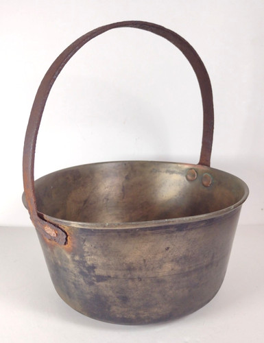 Antique small brass jam - antique,