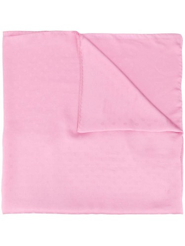 Valentino pink polka dot scarf - polka,