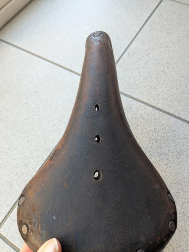 Brooks leather saddle bike - ,