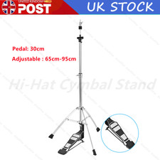 uyoyous Hi-Hat Cymbal Stand 65-95CM Adjustable With Foot Pedal