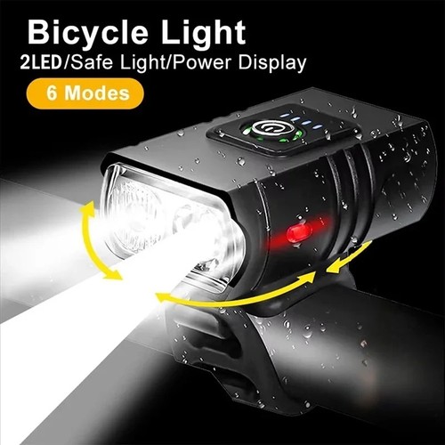 Led mountain bike light usb - led,