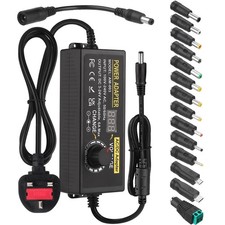 Adjustable Power Supply 3V 24V 6A 144W DC Variable Universal AC/DC Adapter 100V