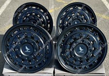 18" Black Swamper Alloy Wheels Ford Transit MK6 MK7 MK8 Vans Crew Cabs Mini Bus