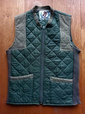 County Clothing Vintage Equestrian Horse Riding Green Womens Gilet Size Small