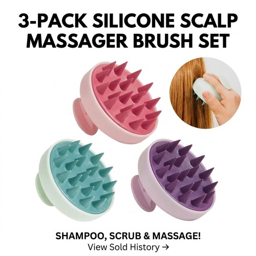 Silicone scalp massager - scalp,