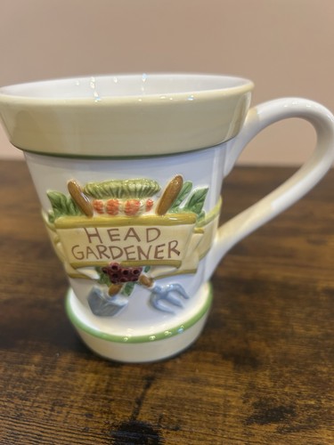 Vintage hand painted - , mug