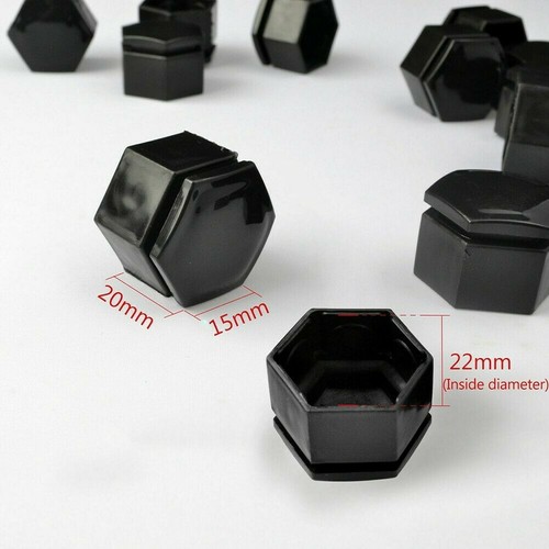 20pcs 22mm black wheel nut - 22mm,