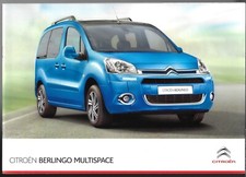 Citroen Berlingo Multispace 2014-15 UK Market Sales Brochure VT VTR XTR
