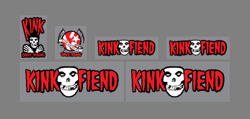 Kink fiend bmx decal set - kink,