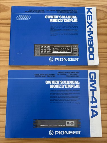 Pioneer kex m800 - and, gm-414