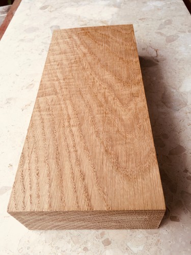 Solid oak quarter - oak, sawn