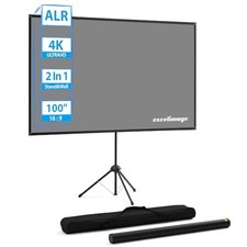 ALR Projector Screen Freestanding and Portable 100-inch 16 9 Aspect Ratio H 740