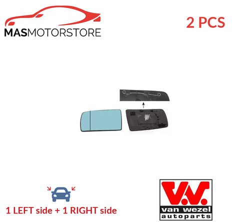 Rear view mirror glass - mirror, pair