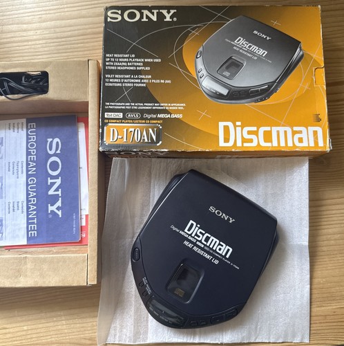 Vintage sony discman - discman, d-170an