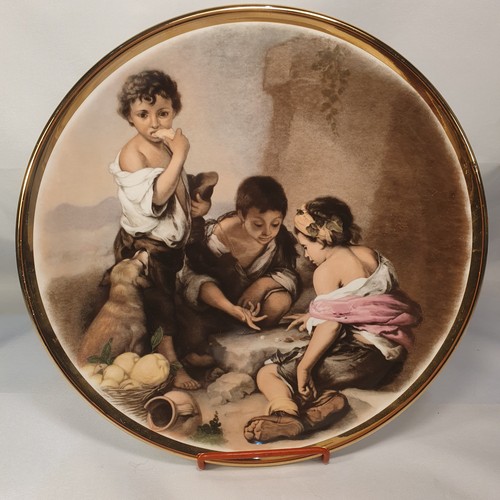 Bone china plate the beggar - plate,