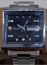 Rado Manhattan Swiss Automatic Movement Gents Watch, Black Dial.