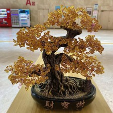 4.04LB Zhaocai Tree Wealth Attraction Crystal Tree Quartz Home Decoration