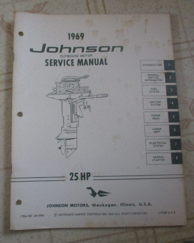 1969 johnson outboard - hp,