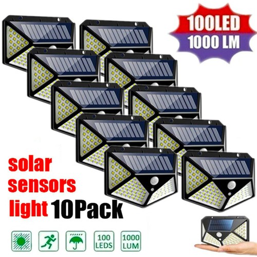 Solar power 100 leds - solar,