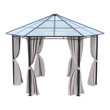 Aluminum-Iron Hexagonal Gazebo