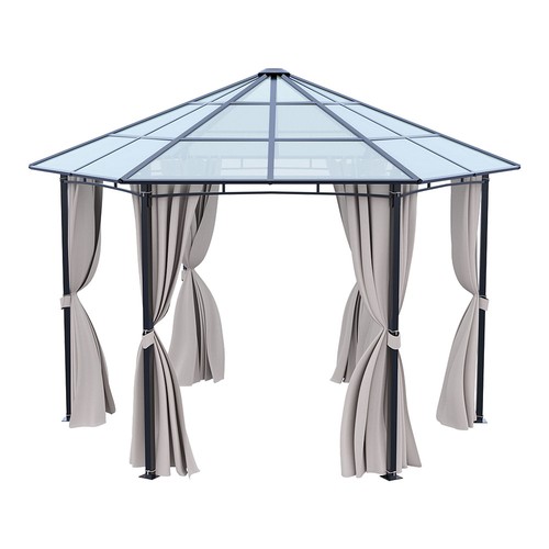 Aluminum iron hexagonal - aluminum-iron, gazebo