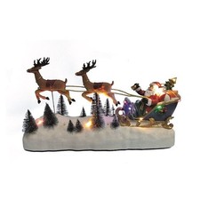 Premier LED Lit Santa Sleigh