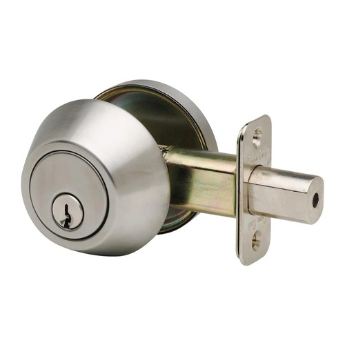 Copper door lock cylinder - copper,