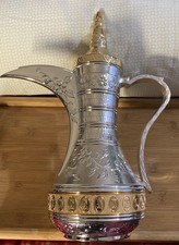 Gold Silver Arabic Flask