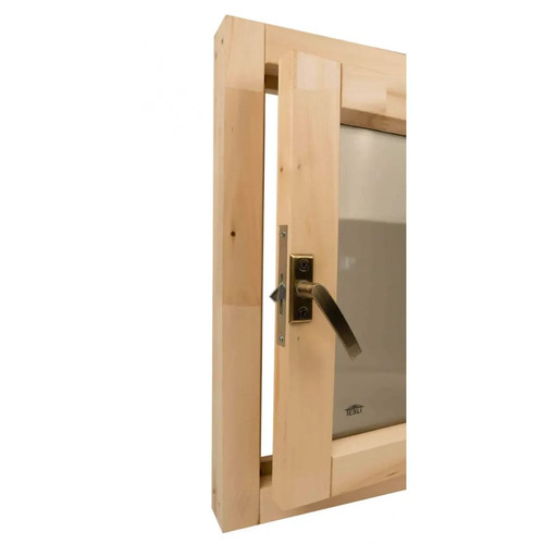 Sauna wood window - wood, 2