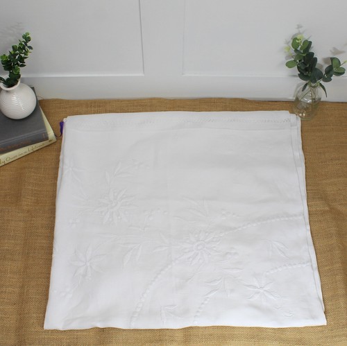Large vintage linen - linen, tablecloth