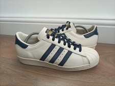 ADIDAS SUPERSTAR 80s DLX 2014 TRAINERS UK 10 - B25964 MENS VINTAGE SNEAKERS
