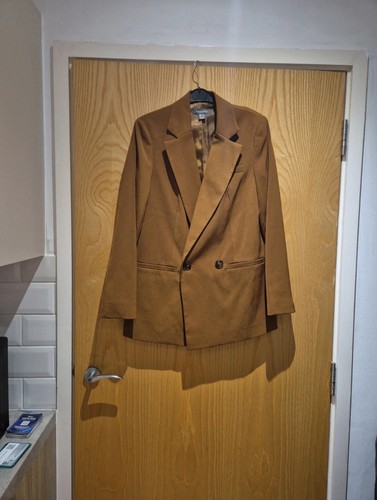 Primark brown long jacket size - jacket,