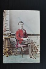 Military Photo Print Northamptonshire Regiment Officer Seated with Shako at side