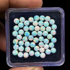 15 Pcs Australian Opal 3.5mm