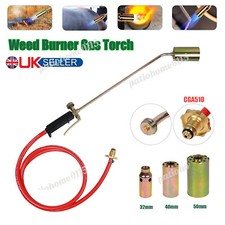 Long Arm Propane Butane Gas Torch Burner Blow Kit Roofers Roofing Brazing + Hose