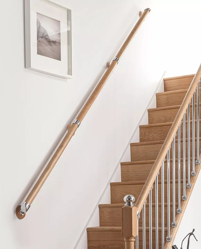 Stair handrail oak pine - or,